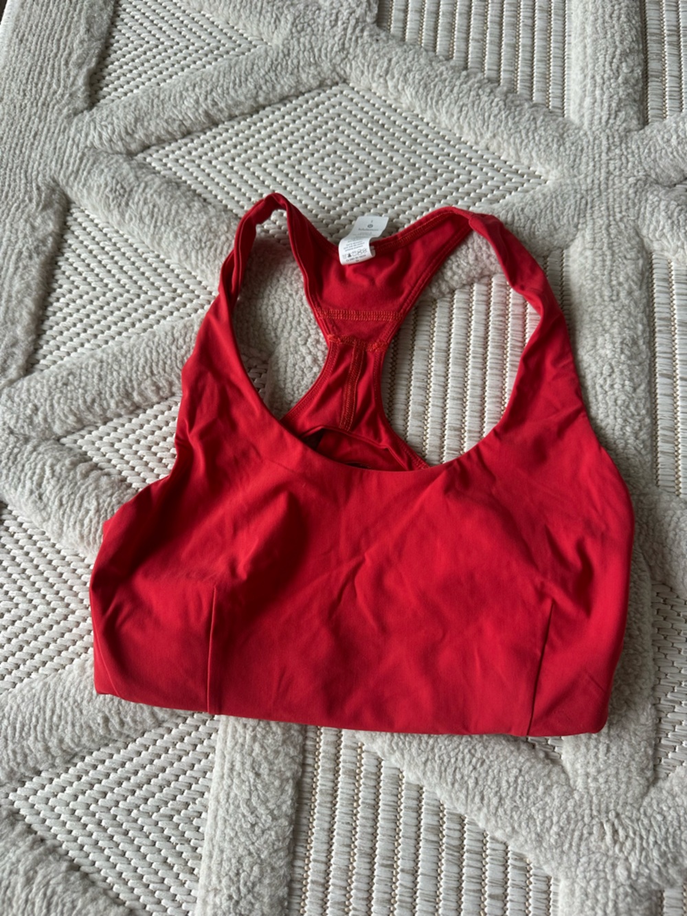 lululemon athletica Red Racerback Bralette